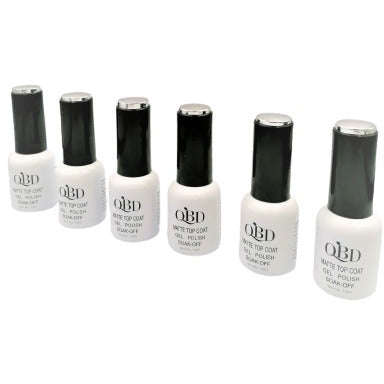 Nail Varnish Matte Top Coat Set of 6 - QBD-1563