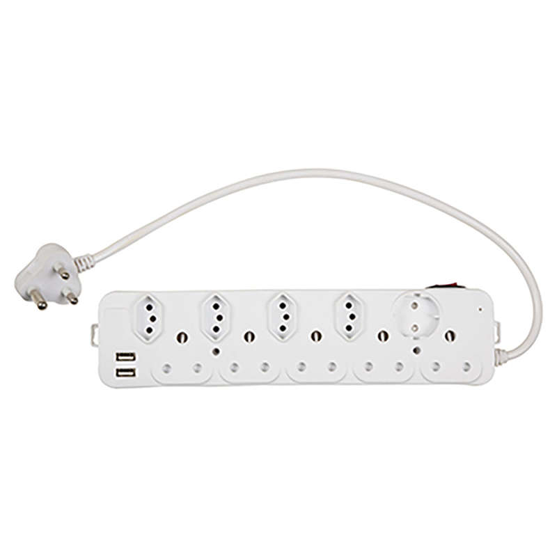 Eurolux EP64USB - 5 x 16A, 4 x 5A, 1 x schuko multi-plug   170