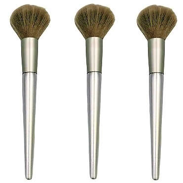 Silver Blush Makeup Brush