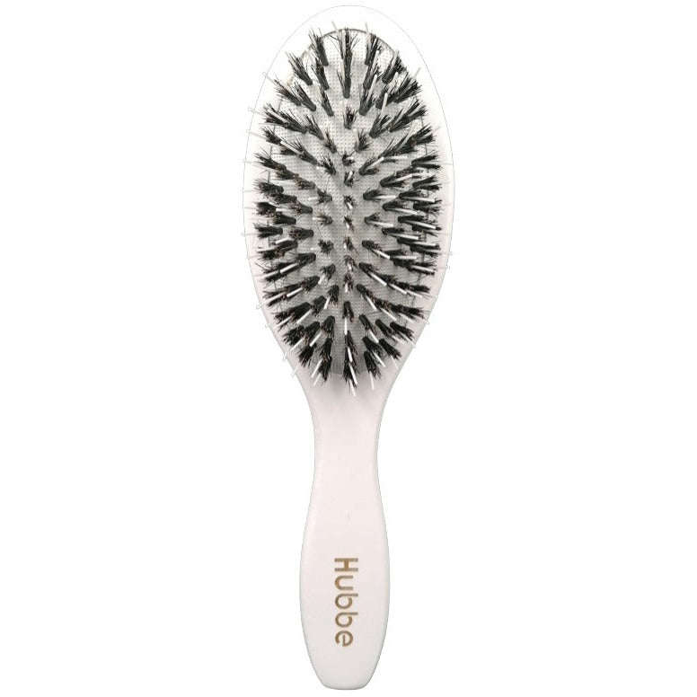 Hubbe White Soft Bristle Hair Brush