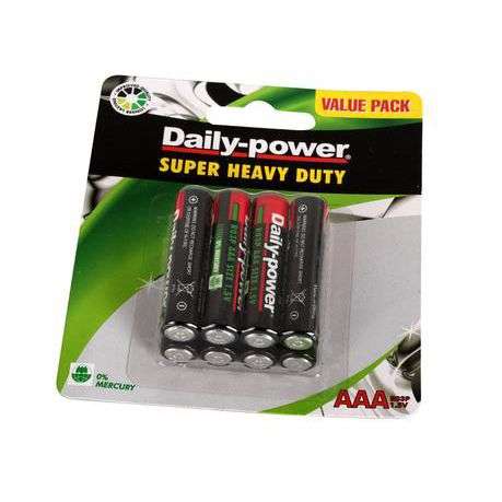 Super Heavy Duty Batteries AAA - 8 Pack