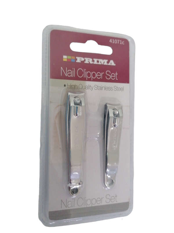 Prima Stainless Steel Nail Clipper Set 2pcs