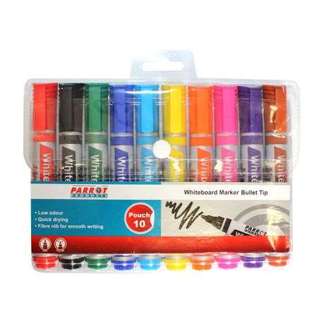 Parrot- Whiteboard Marker- Set of 10 PW1001A