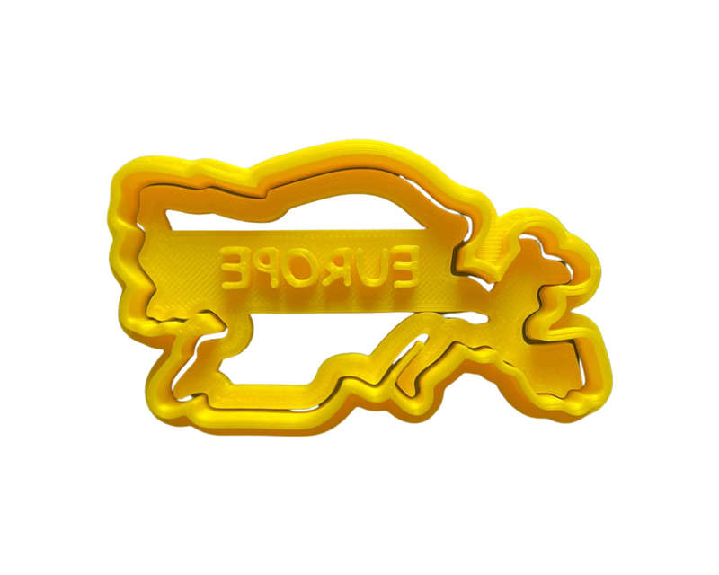 Hubbe Cookie Cutter - Continents Europe
