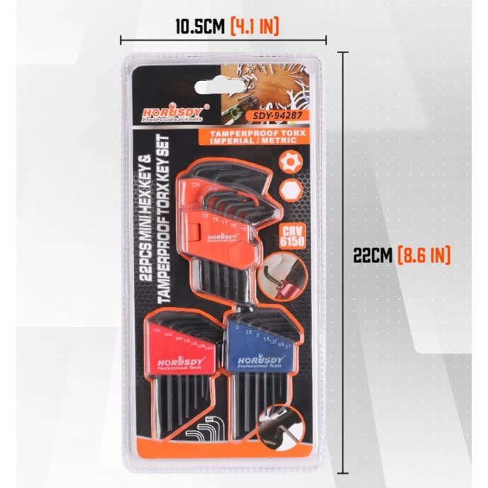 Tamperproof Torx Key Set SDY-94287