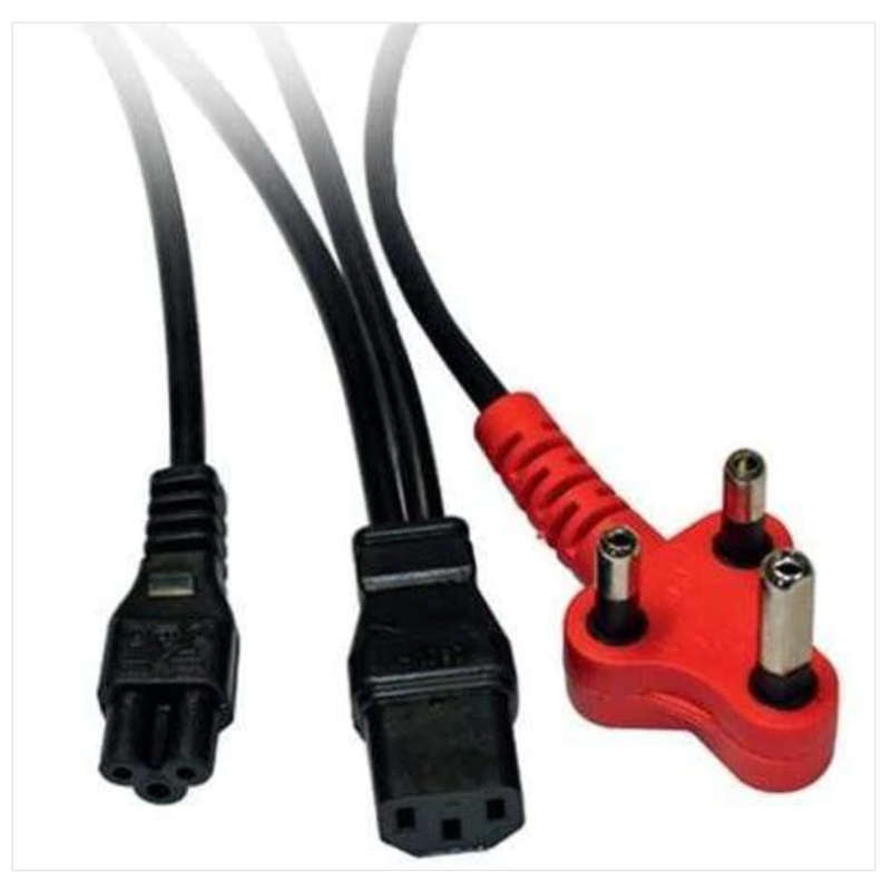 DEDICATED 1x IEC 1x CLOVER POWER CABLE - 2 WAY