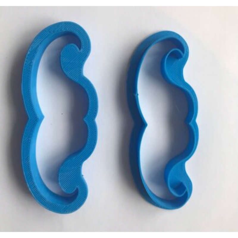 Hubbe Cookie Cutter - 3D Moustache