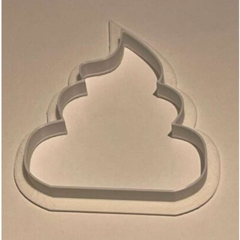Hubbe Cookie Cutter - 3D Poop Emoji