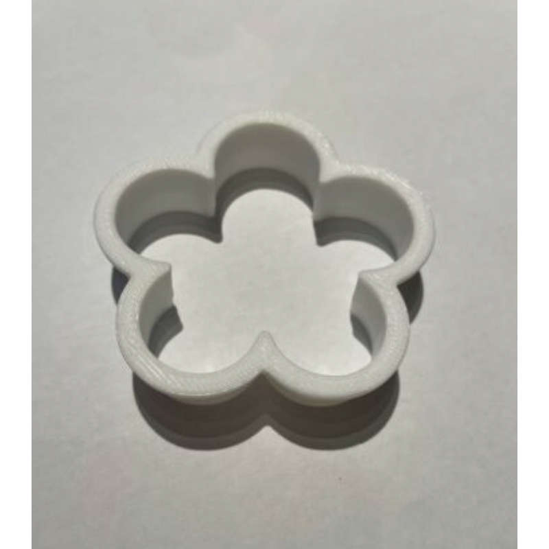 Flower Cookie Cutter Biscuit Dough 6cm
