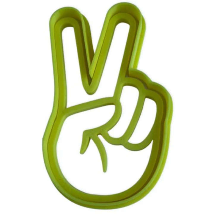 Hubbe Cookie Cutter - Peace Sign Hand