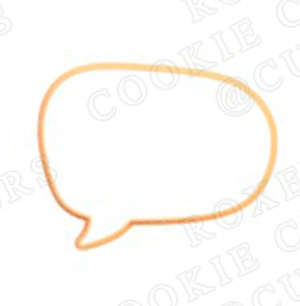 Hubbe Cookie Cutter - Speech Bubble 3