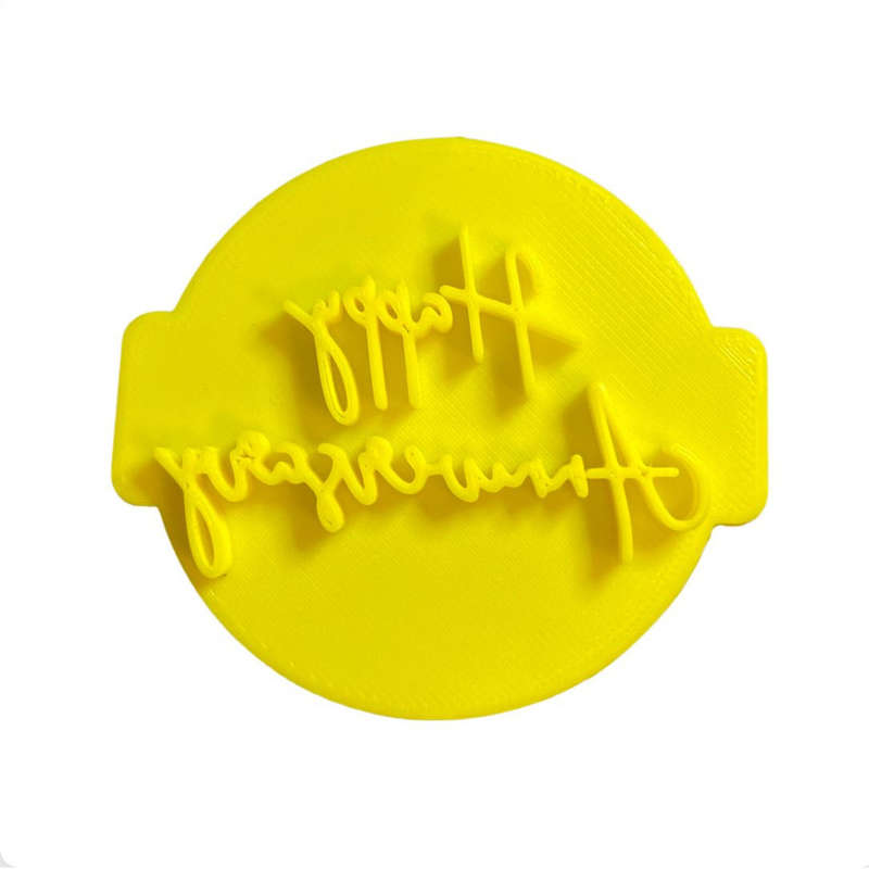 Hubbe - Happy Anniversary - Cookie Embosser