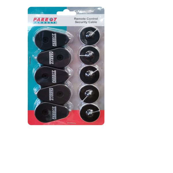 Parrot Pack of 5 Security Cables With 950mm Steel Cord