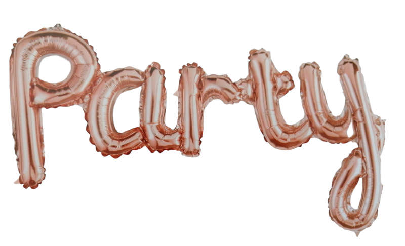 Time To Celebrate Party Celebration Balloon - Rose Gold