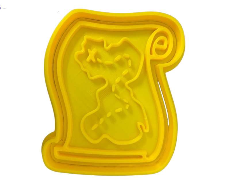 Hubbe Cookie Cutter - Pirate Treasure Map