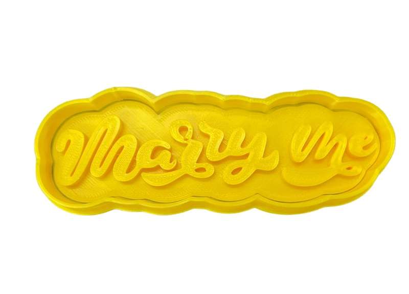 Hubbe Cookie Cutter - Marry Me