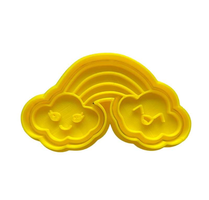 Hubbe Cookie Cutter - St Patricks Day Rainbow