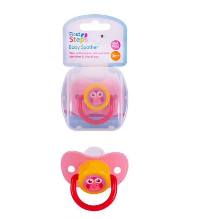 First Steps Baby Soother with Steriliser Box