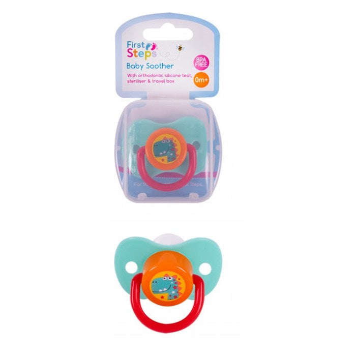 First Steps Baby Soother with Steriliser Box