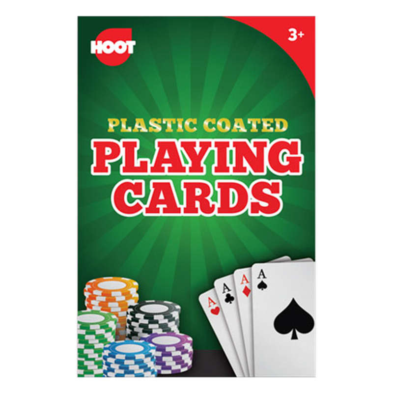 Hoot Plastic-Coated Playing Cards