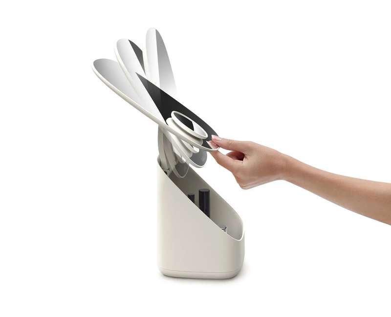 Joseph Joseph Viva Pedestal Mirror with Cosmetic Storage