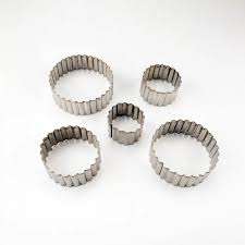 Cookie Cutter S/Steel 5pc Round SJ7396-1