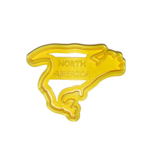 Hubbe Cookie Cutter - Continents North America