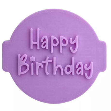 Hubbe Happy Birthday Cookie Embosser