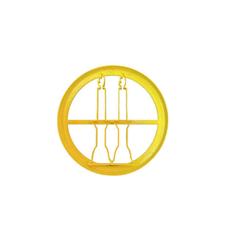 Hubbe Cookie Cutter - Hanukkah Candles