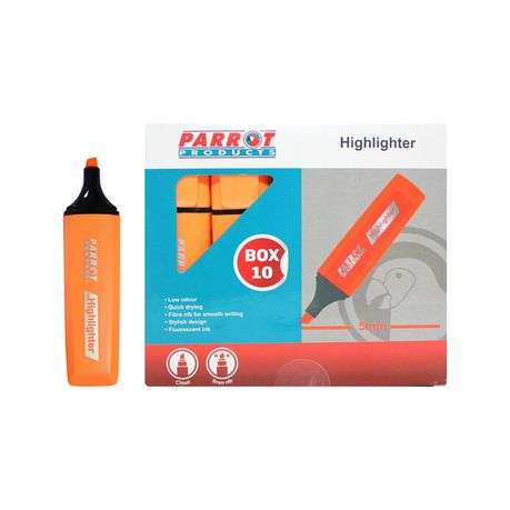 Parrot Marker Highlighter Box 10 - Orange PH1001O