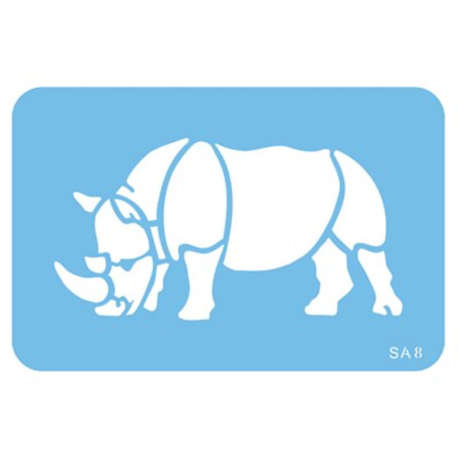 Jem Stencil - Rhino - 62 X 118mm / 2.44 X 4.65