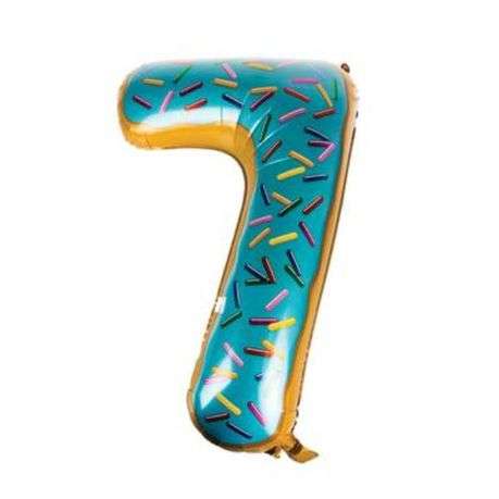 Doughnut Number Helium Balloon 101cm