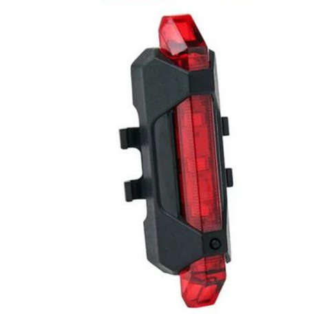 Hubbe USB Rechargeable Safety Warning Rear Lamp Light - RED