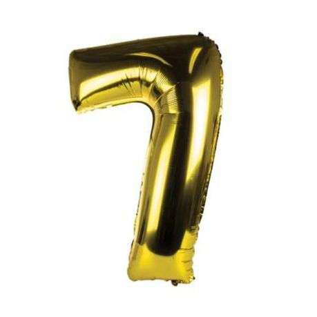 Gold Number Helium Balloon 106cm