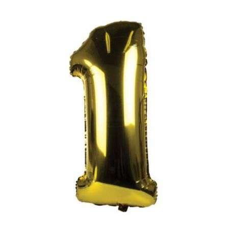 Gold Number Helium Balloon 106cm