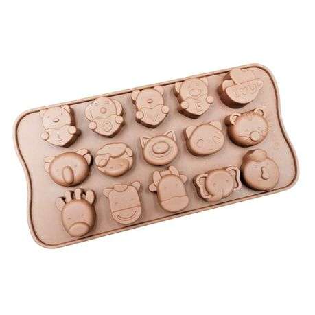 Hubbe 15 Cell Animal Silicone Mould