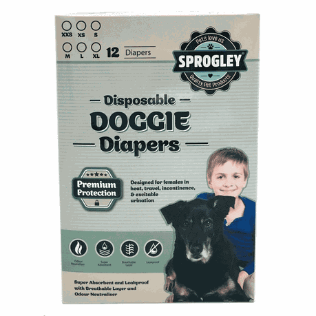 SP Disposable Doggie Diaper 12Pk SP92169