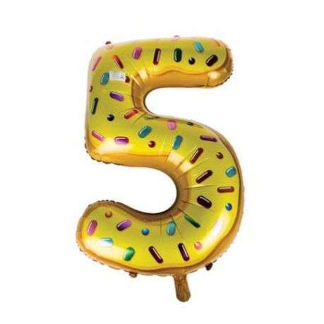Doughnut Number Helium Balloon 101cm