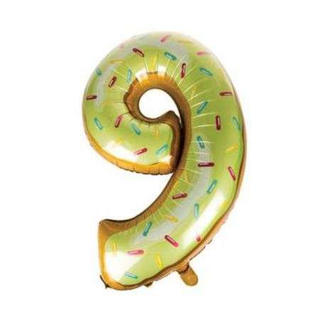 Doughnut Number Helium Balloon 101cm