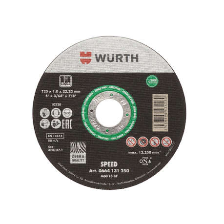 WURTH Cutting Disc Speed For Stainless Steel - 115mm