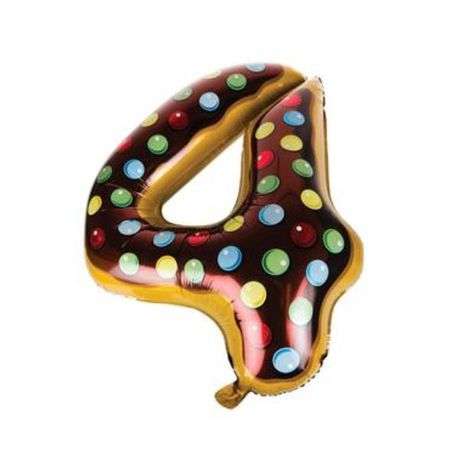 Doughnut Number Helium Balloon 101cm