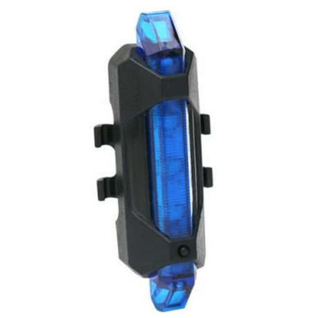 Hubbe USB Rechargeable Safety Warning Rear Lamp Light - BLUE