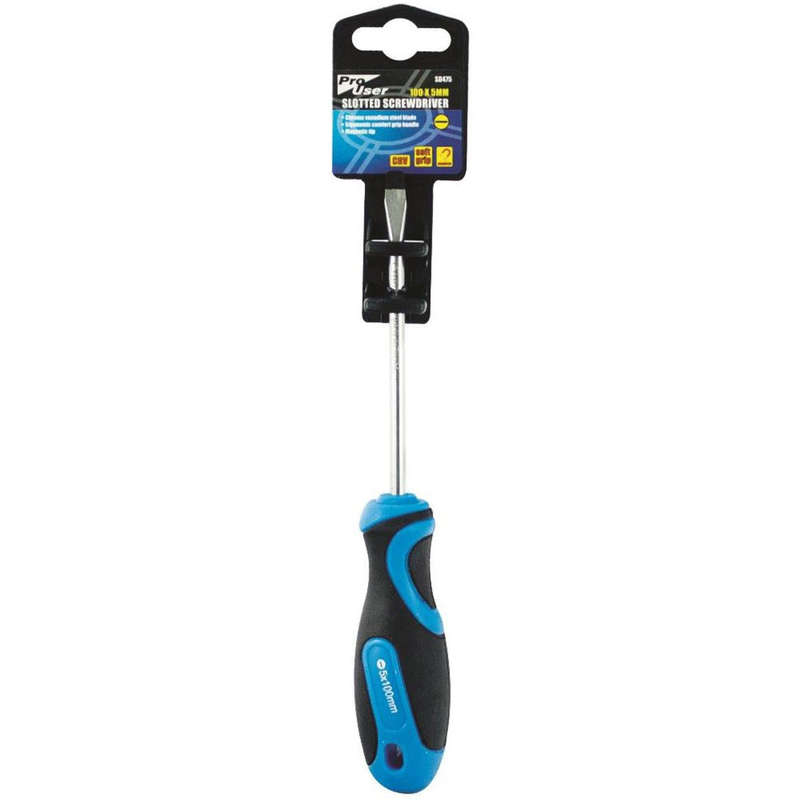 Pro User 100 x 5mm Slotted Screwdriver SD475