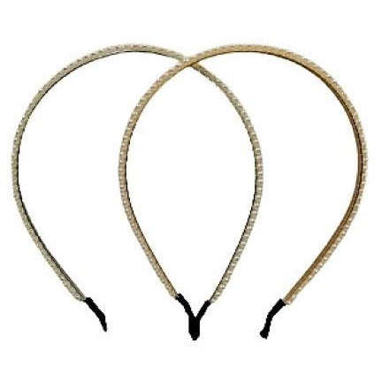 Thin Beaded Crown Headband
