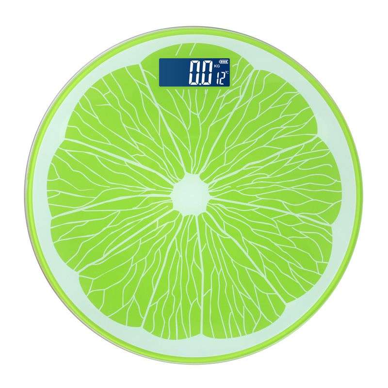 Electronic Personal Body Weight Scale - Green Citrus