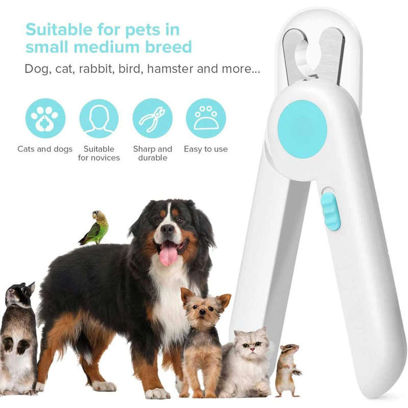 LED PET Nail Clipper PG-CC001 - Blue