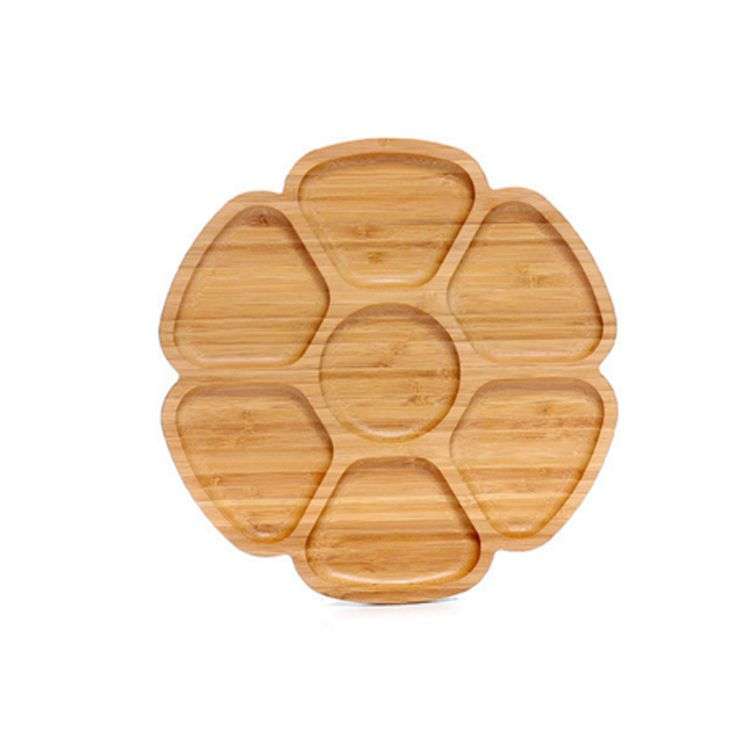 Hubbe Bamboo Food Flower Tray 22078