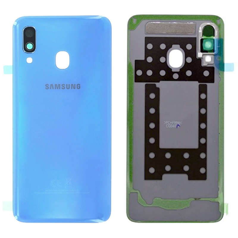 Samsung A40 Battery Cover Blue