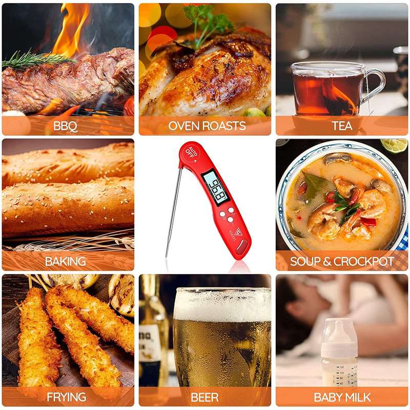 Meat Thermometer - Red