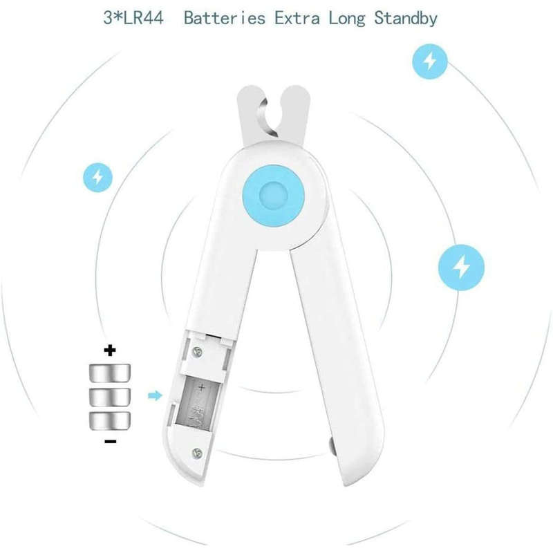 LED PET Nail Clipper PG-CC001 - Blue